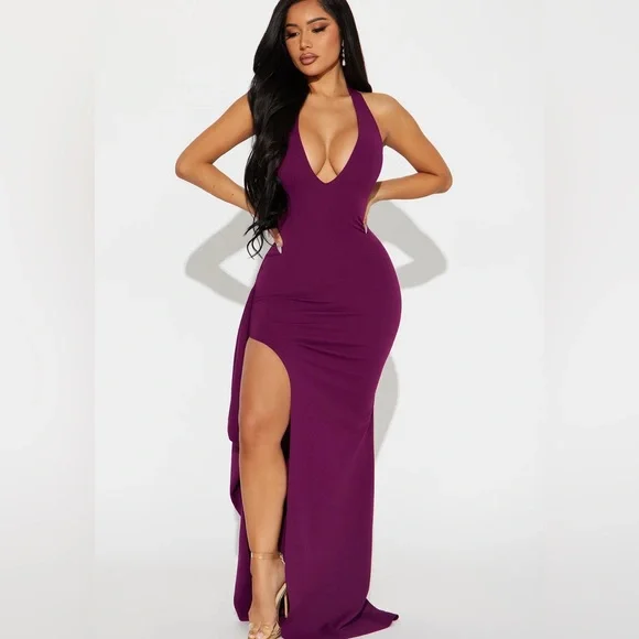 Fashion Nova | Dresses | Fashion Nova Purple Maxi Dress | Poshmark
